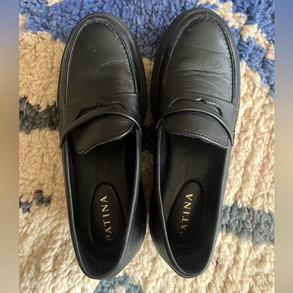 Portland Leather Patina Zoe Chunky Loafers - Picture 4 of 12